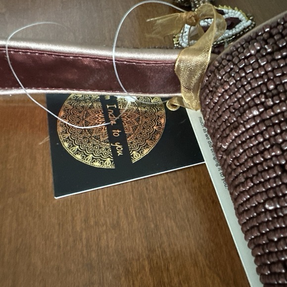 NWT New Release  From India to You Espresso Martini Beaded Bag TikTok Viral - Picture 14 of 16